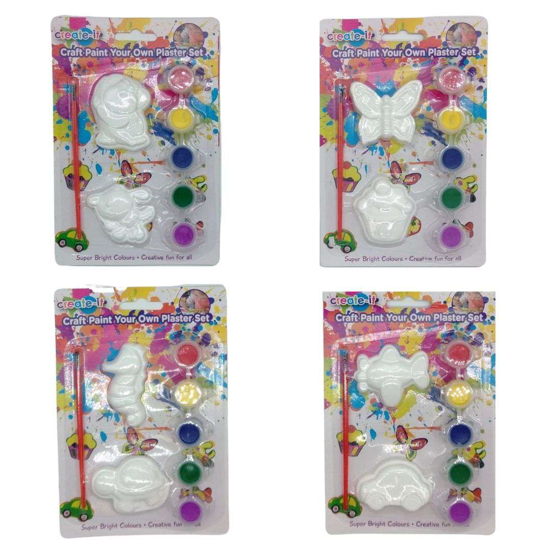 Buy Cheap art & craft online | Craft Paint Your Own Plaster Set| Dollars and Sense cheap and low prices in australia