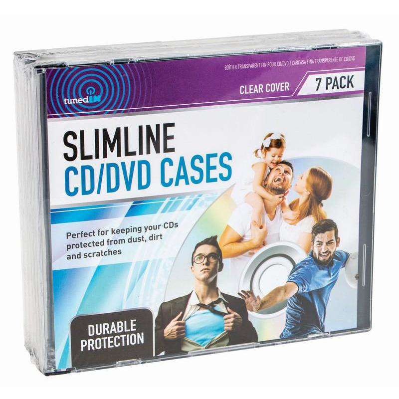Cd Cases Slimline Clear 7Pk - Dollars and Sense