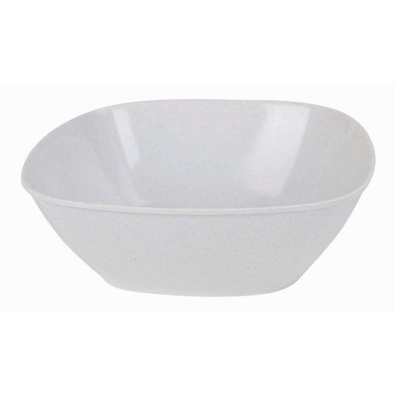 Melamine Bamboo Square Salad Bowl 23cm - Dollars and Sense
