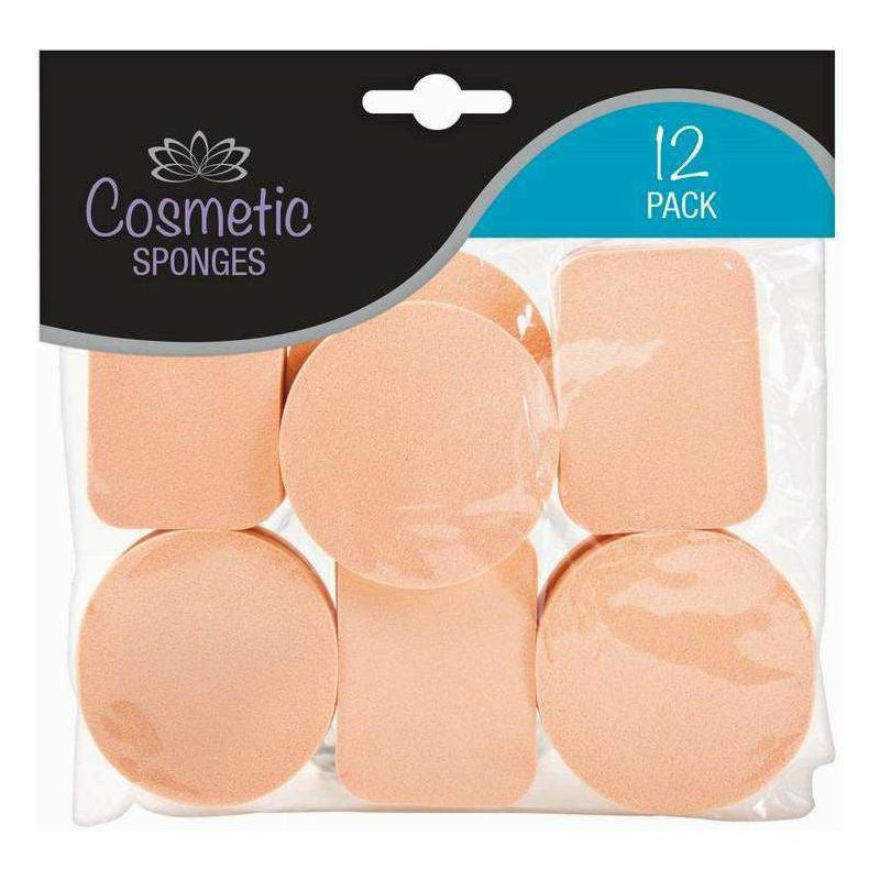 Cosmetics Sponges 12Pk - Dollars and Sense