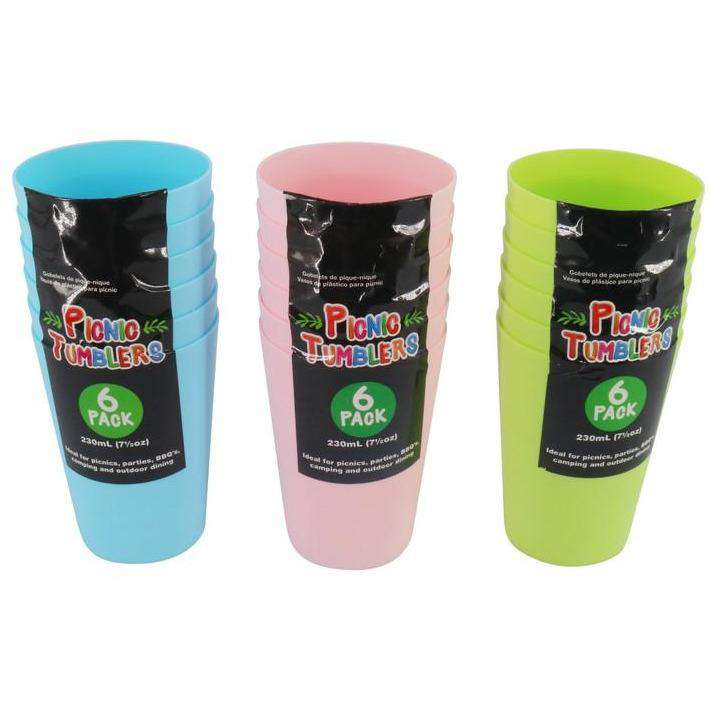Tumbler 3 Asstd 6Pk - Dollars and Sense