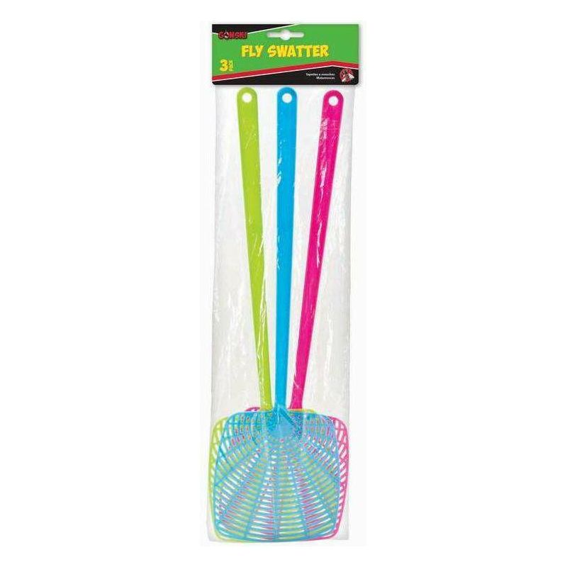 Fly Swatter Asst 3Pk - Dollars and Sense