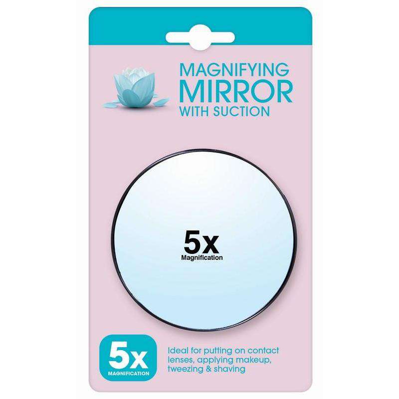 Magnifying Mirror with Suction - Dollars and Sense
