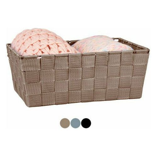 Woven Basket Rectangular - 28x20x11cm 1 Piece Assorted - Dollars and Sense