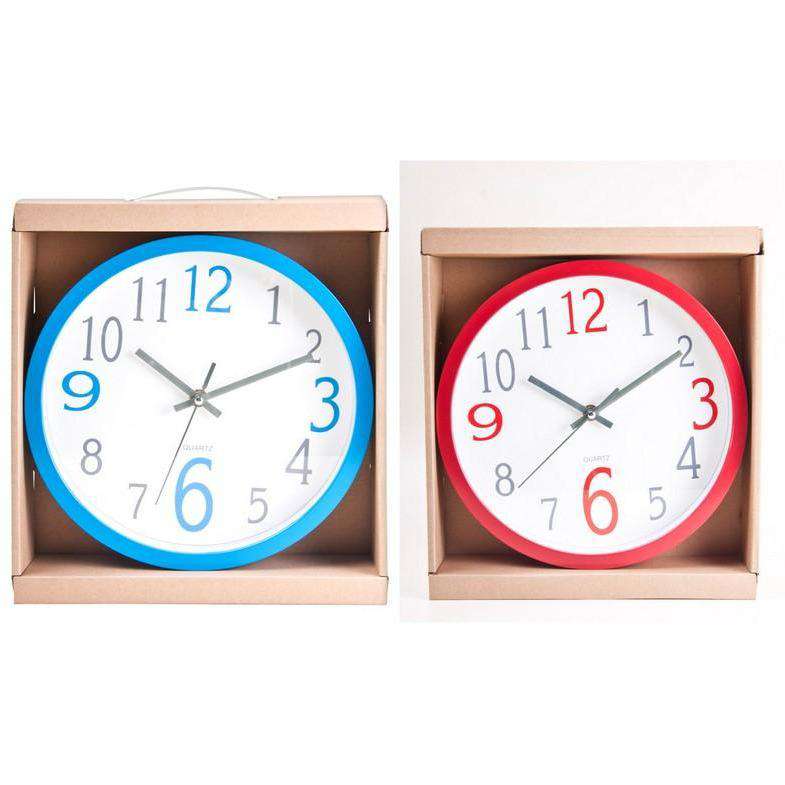Clock Big Numbers 25cm 2Asst - Dollars and Sense