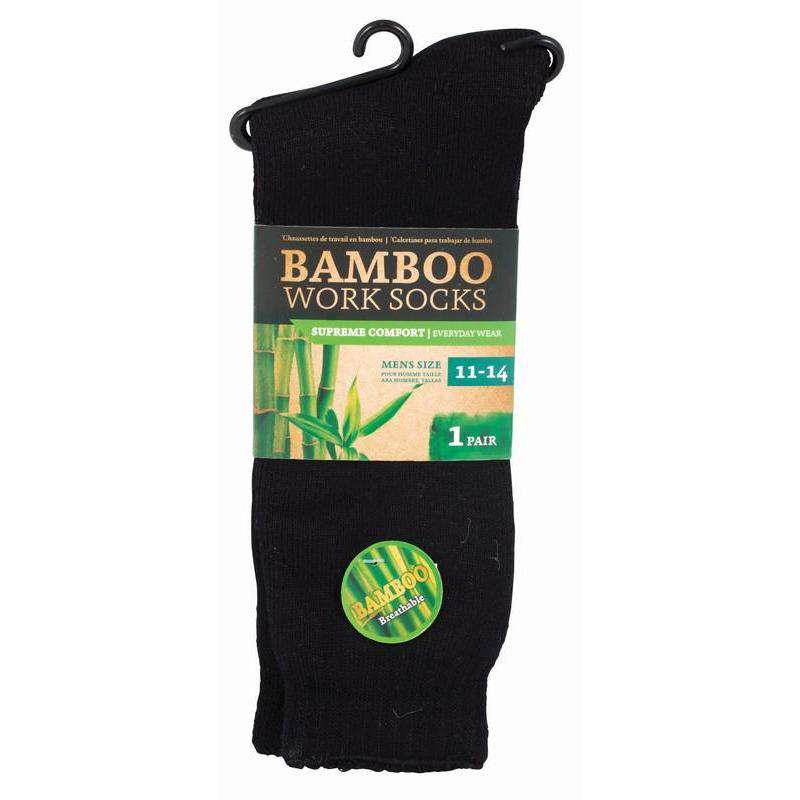 Bamboo Work Sock Mens 11 to 14 1Pr - Dollars and Sense