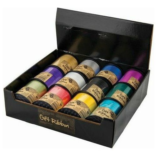 Gift Ribbon Plain - 5mm x 457m 1 Piece Assorted - Dollars and Sense