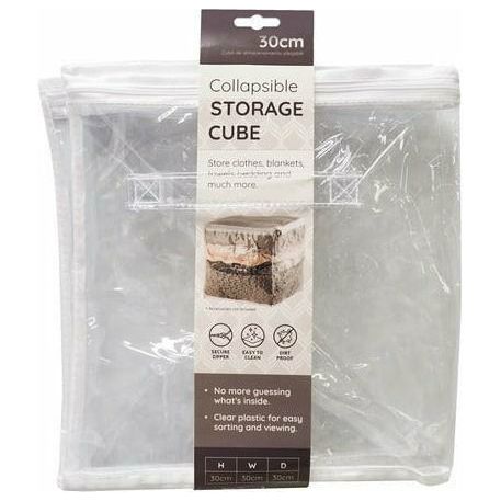 Collapsible Storage Cube - 30cm 1 Piece - Dollars and Sense
