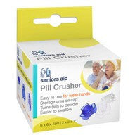 Seniors Aid Pill Crusher with Flip Lid - Dollars and Sense