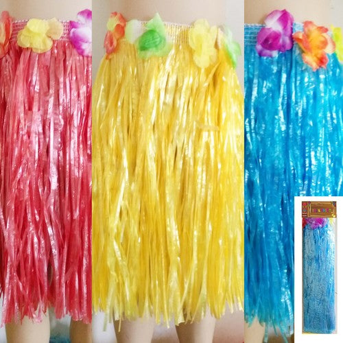 Hula Skirt Kids - 40cm 1 Piece Assorted - Dollars and Sense
