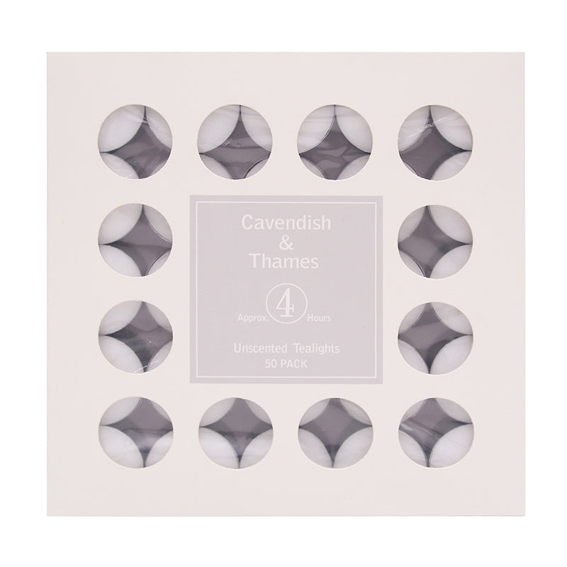 Tealight Candles - 4.5 hours 50 pack - Dollars and Sense