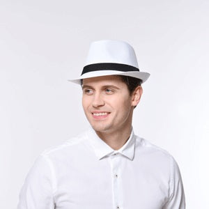 Fedora White - 1 Piece - Dollars and Sense