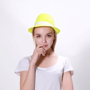 Fedora Yellow - 1 Piece - Dollars and Sense