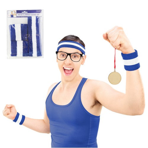 Headband and Wristband Green - 2 Pack 1 Piece - Dollars and Sense