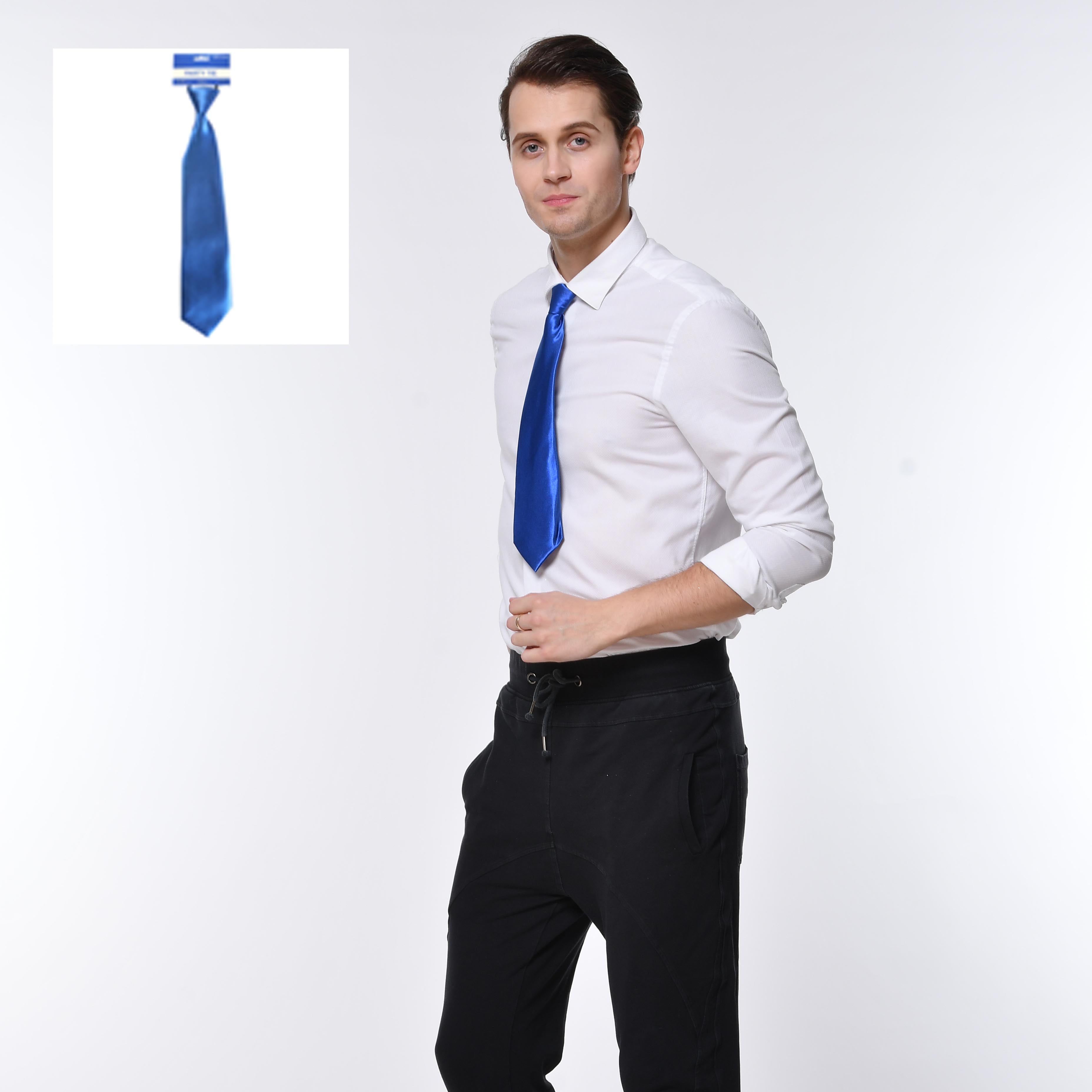 Party Tie Blue - 1 Piece - Dollars and Sense