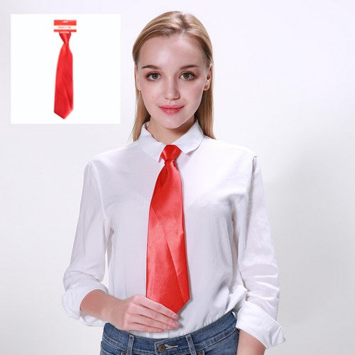 Party Tie Red - 1 Piece - Dollars and Sense
