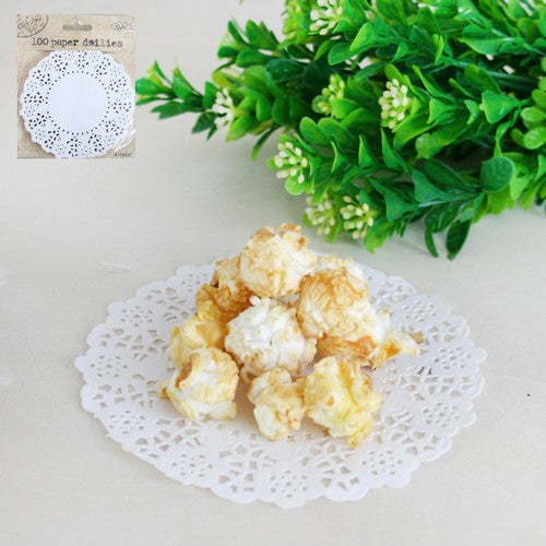 Paper Dollies White - 11.5cm 100 Pack 1 Piece - Dollars and Sense