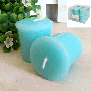 Light Blue Votive Scented Candle - Ocean Default Title