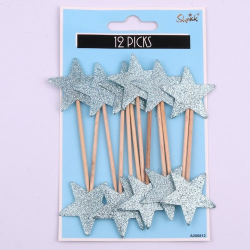 Picks Star Top Blue - 12 Pack 1 Piece - Dollars and Sense