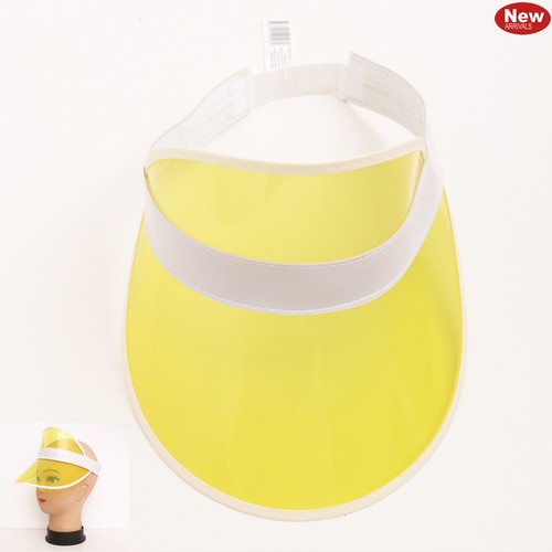 Yellow visor hat hotsell