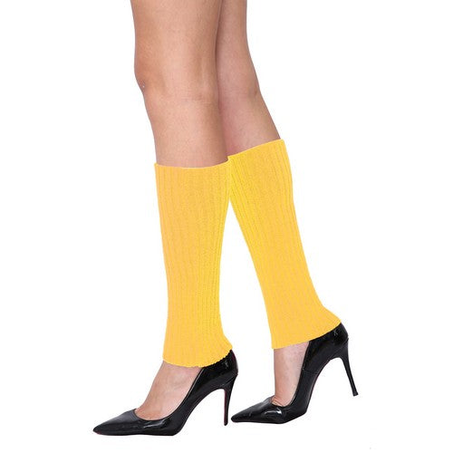 Leg Warmer Yellow - 1 Pair - Dollars and Sense
