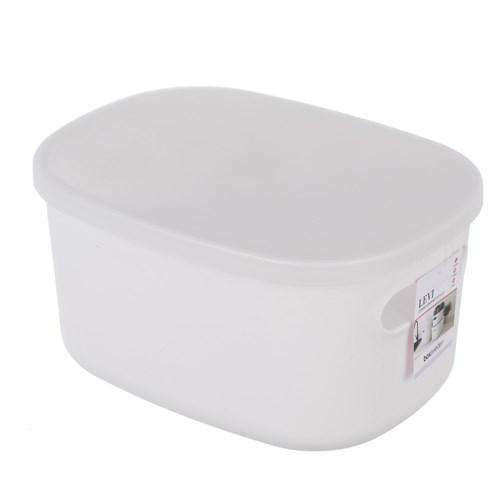 Levi Storage Container with Lid 23.5X17.5X12cm - Dollars and Sense