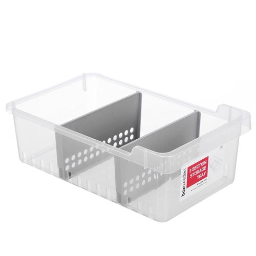 3 Section Storage Tray 40X24X14cm - Dollars and Sense