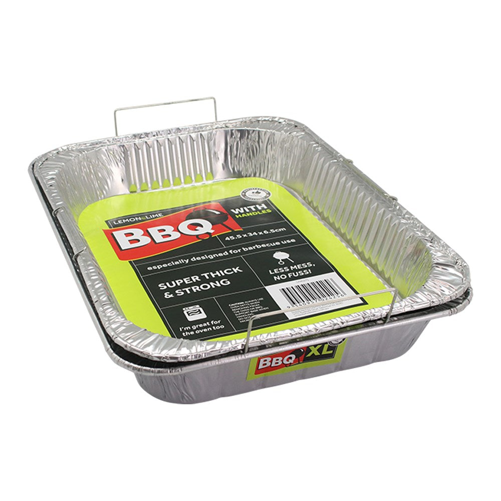 Foil Tray with Wire Handles - Dollars and Sense