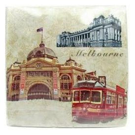 Melbourne Landmark Napkins - 33x33cm 20 Pack - Dollars and Sense