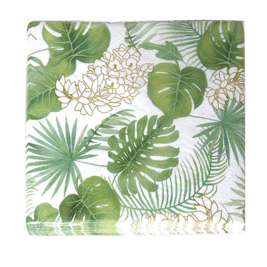 Tropical Palms Napkins - Dollars and Sense