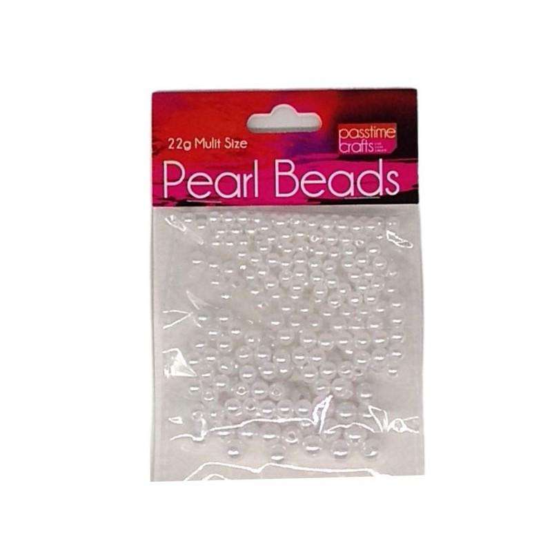 Buy Cheap art & craft online | Pearl Beads Assorted 22g 3 Pack|  Dollars and Sense cheap and low prices in australia