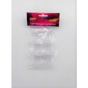 Mini Storage Containers 20ml 6Pk - Dollars and Sense