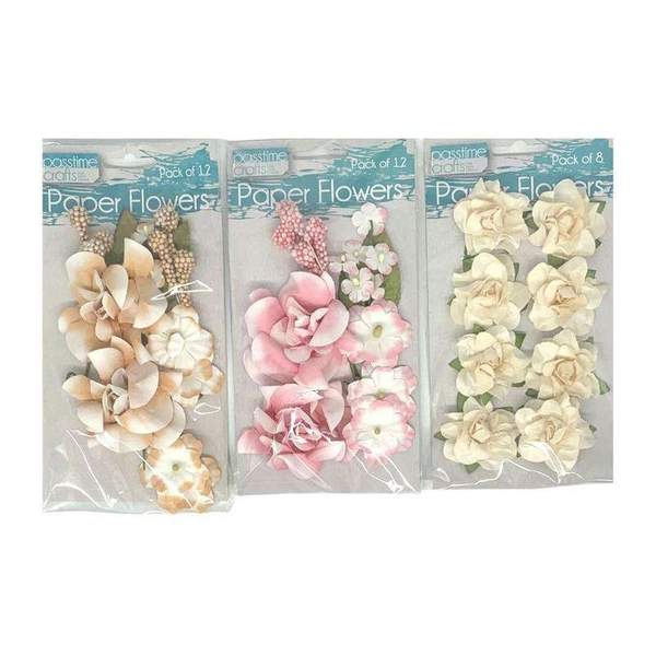 Paper Flowers Assorted - Dollars and Sense