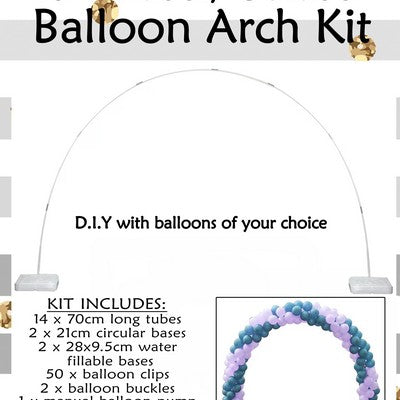 Indoor or Outdoor Latex Balloon Arch Kit - 10m - Dollars and Sense