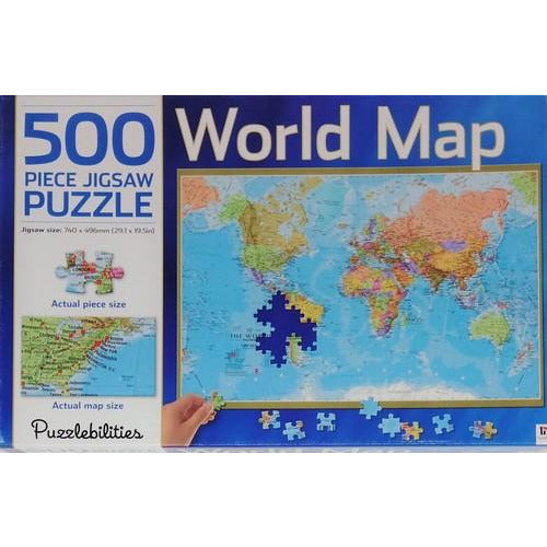 Jigsaw World Map 500pcs
