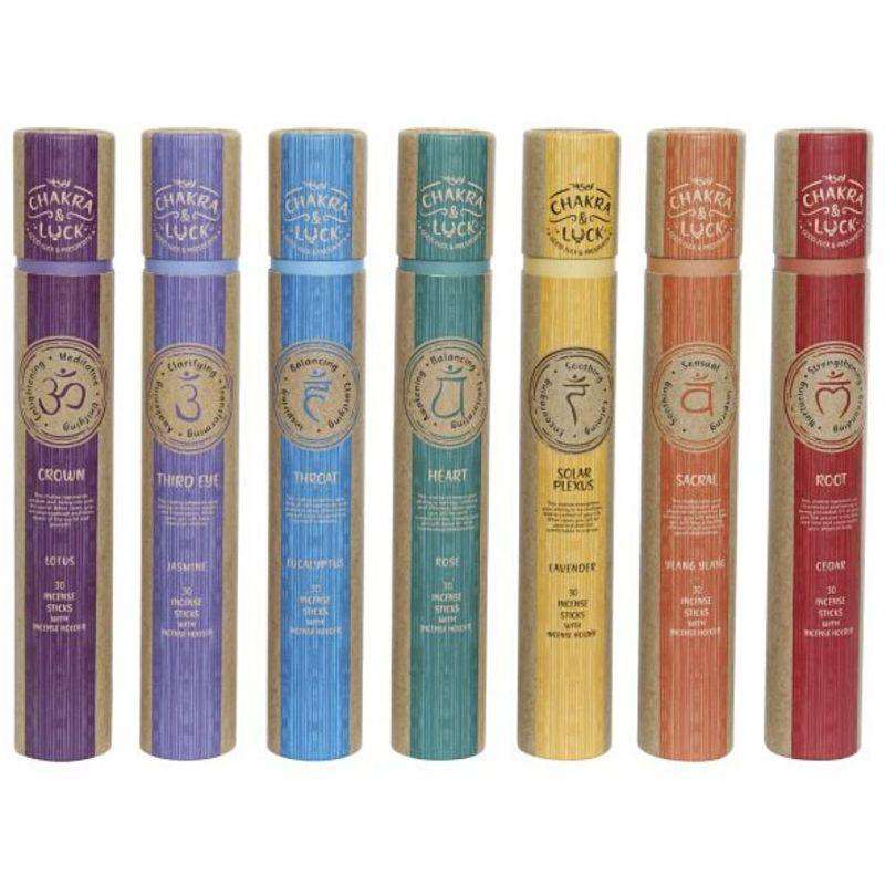 Chakra and Luck Incense Sticks 30pcs - Dollars and Sense