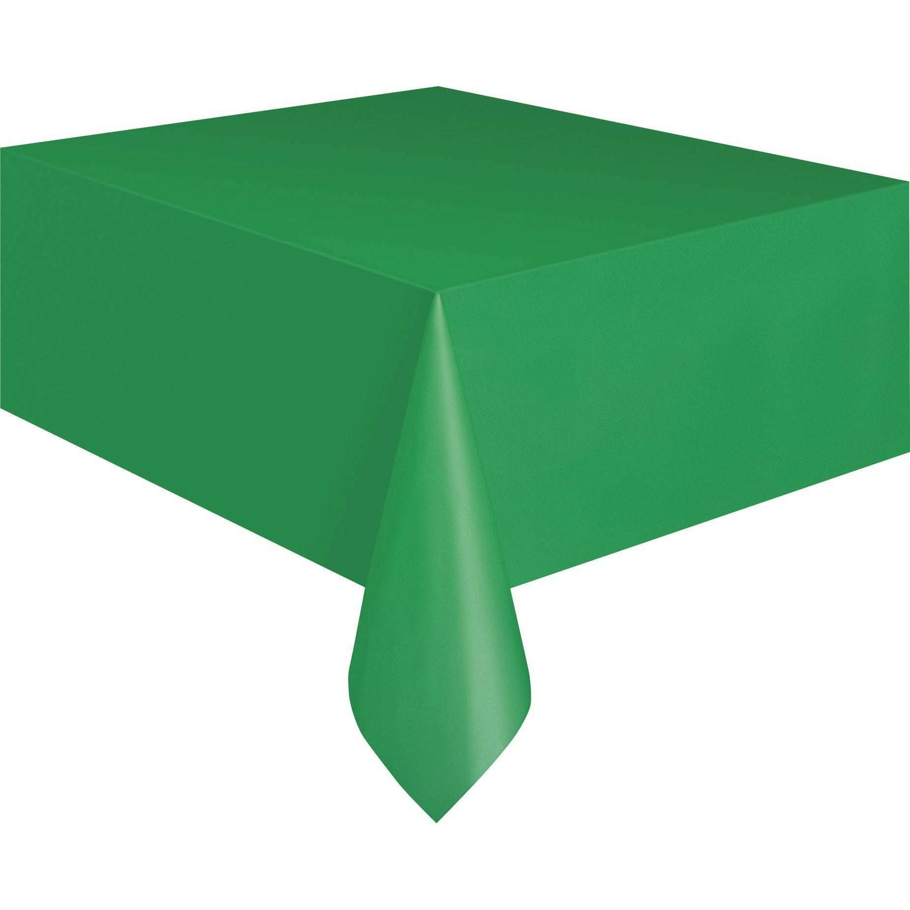 Plastic Tablecover - Emerald Green - Dollars and Sense