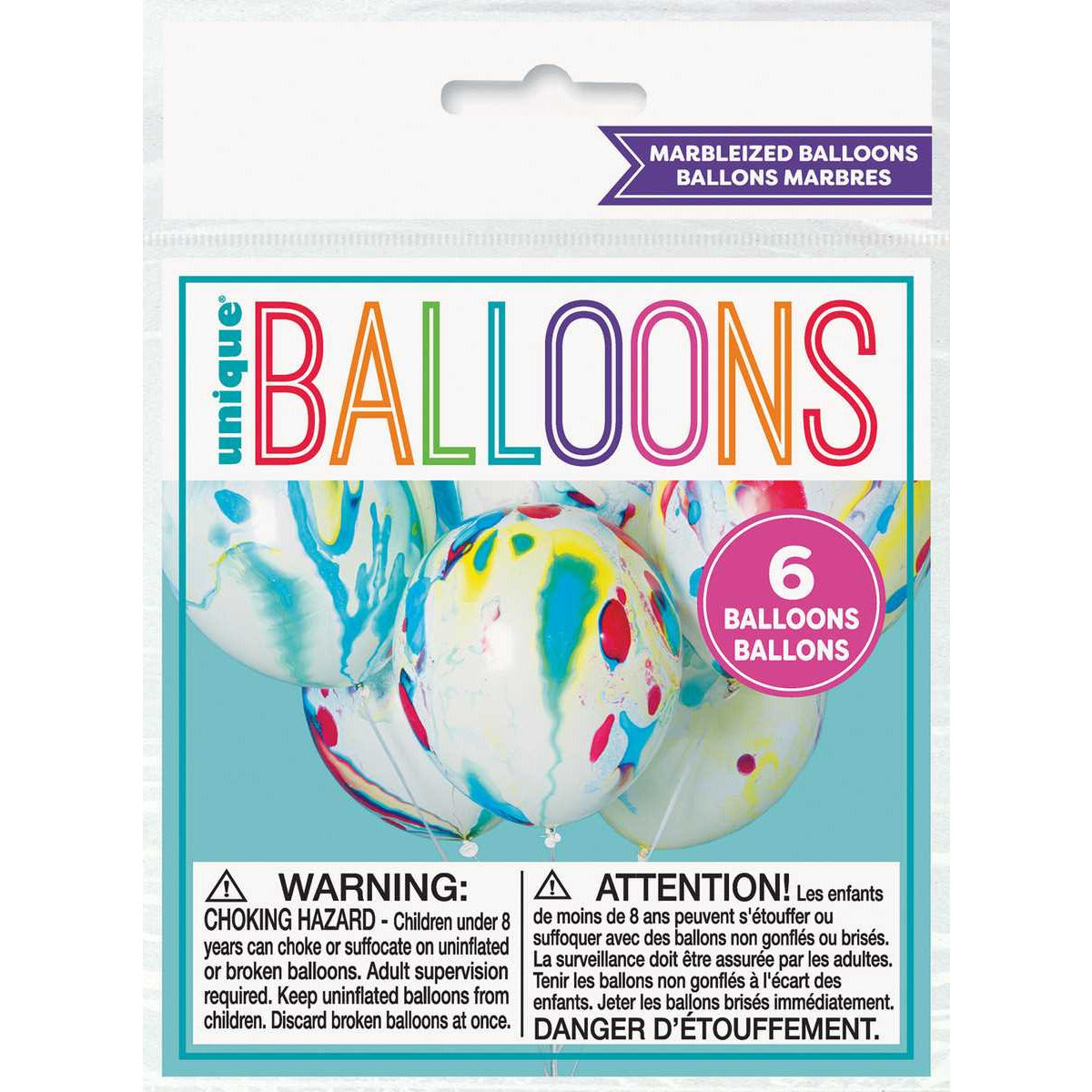 Marbleized Latex Balloons - Dollars and Sense