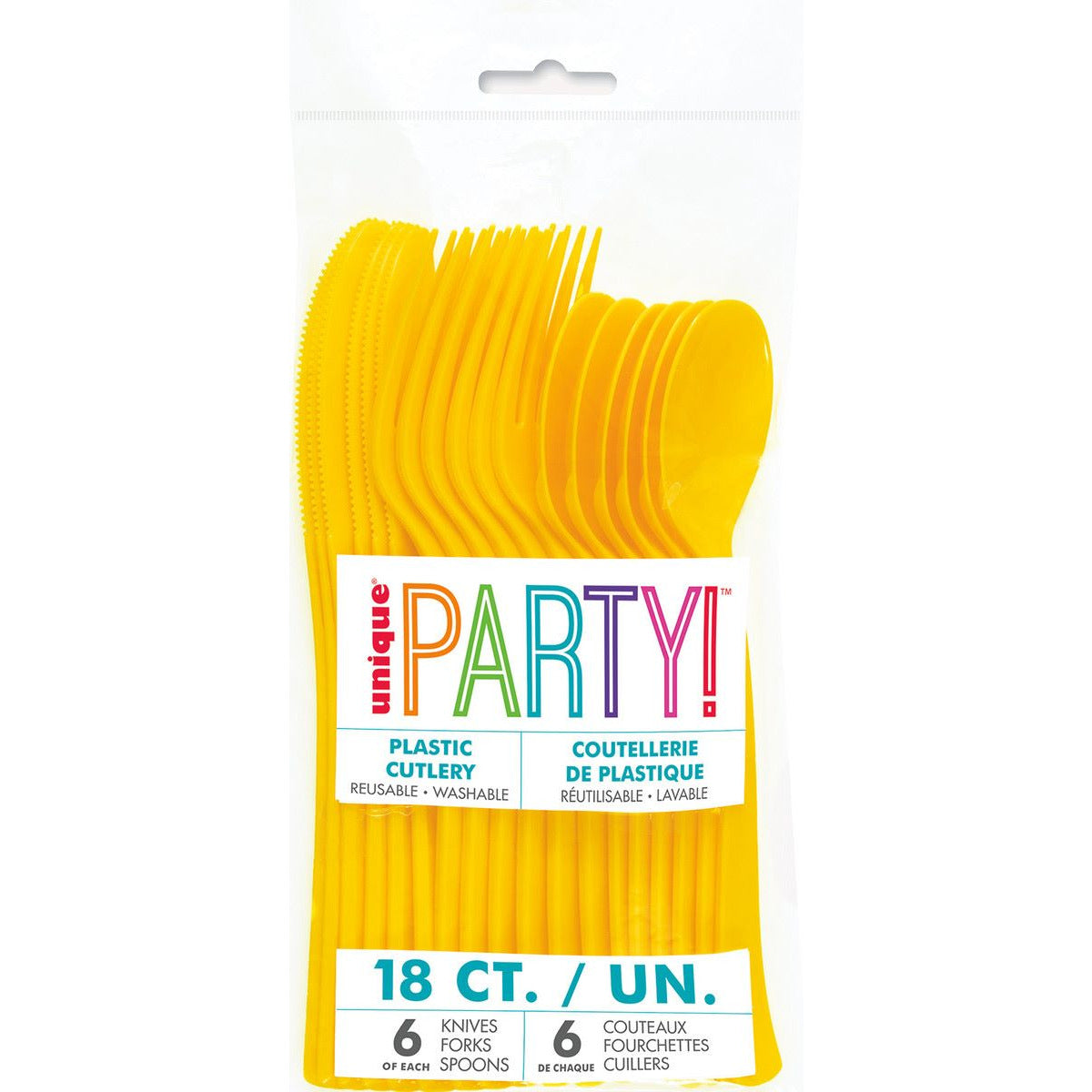 Reusable Sunflower Yellow Cutlery - Dollars and Sense