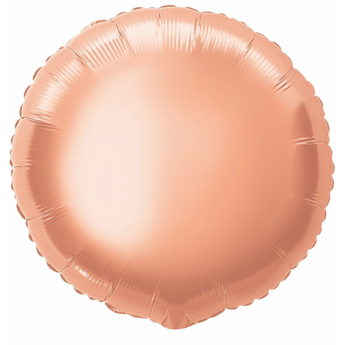 Rose Gold Round Foil Balloon - Dollars and Sense