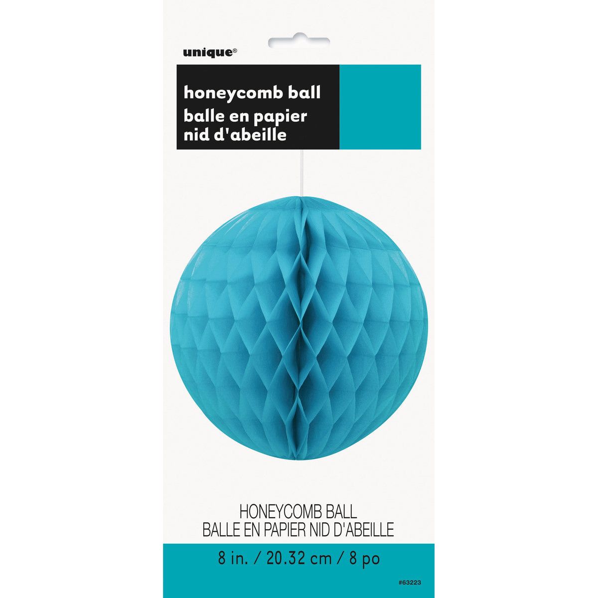 Honeycomb Ball - Caribbean Teal - Dollars and Sense