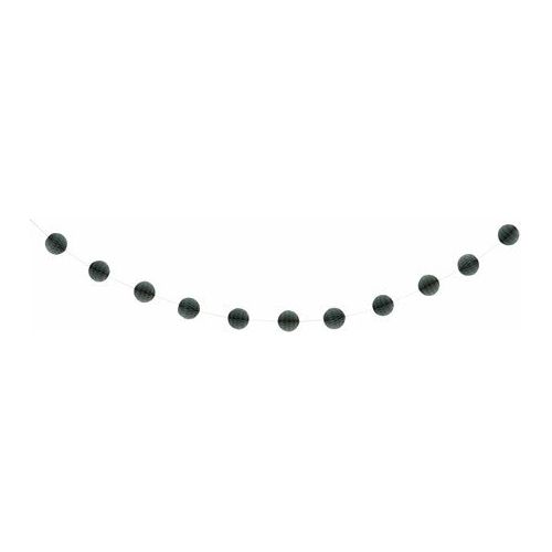 Honeycomb Ball Garland - Silver - Dollars and Sense