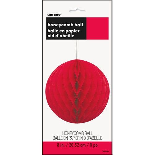 Honeycomb Ball - Ruby Red - Dollars and Sense
