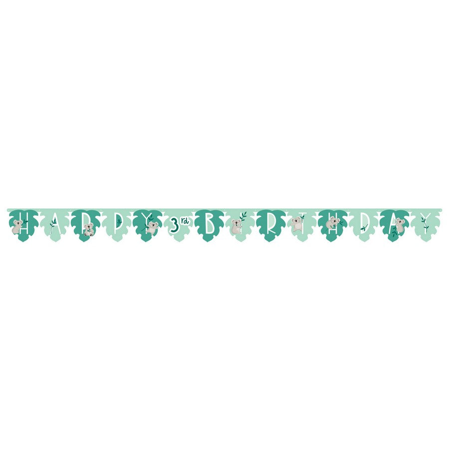 Koala - Jumbo Add-An-Age Happy Birthday - Banner - Dollars and Sense