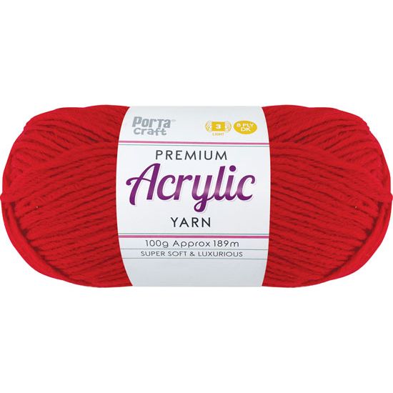 Acrylic Yarn 100% 100g Lipstik