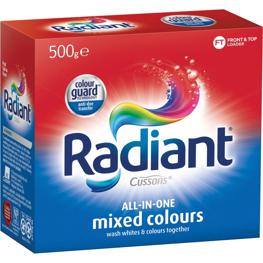 Radiant No Sort Front and Top Loader Laundry Powder