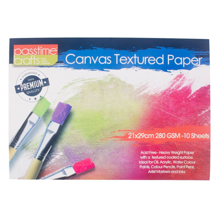 A4 Canvas - Textured Paper - Dollars and Sense