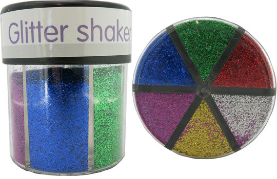 Glitter Shaker 6 way Fine Metallic