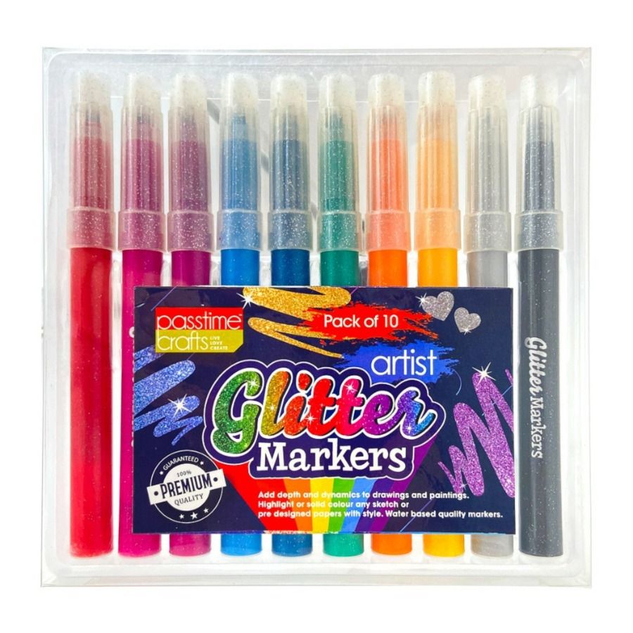 Artist - Glitter Colour Markers - Dollars and Sense