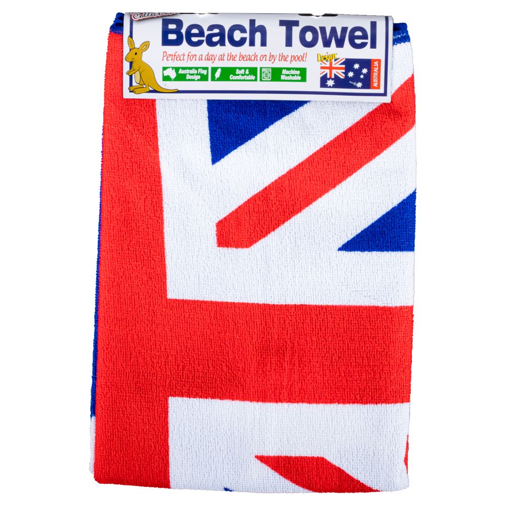 Beach Towel Australiana Design